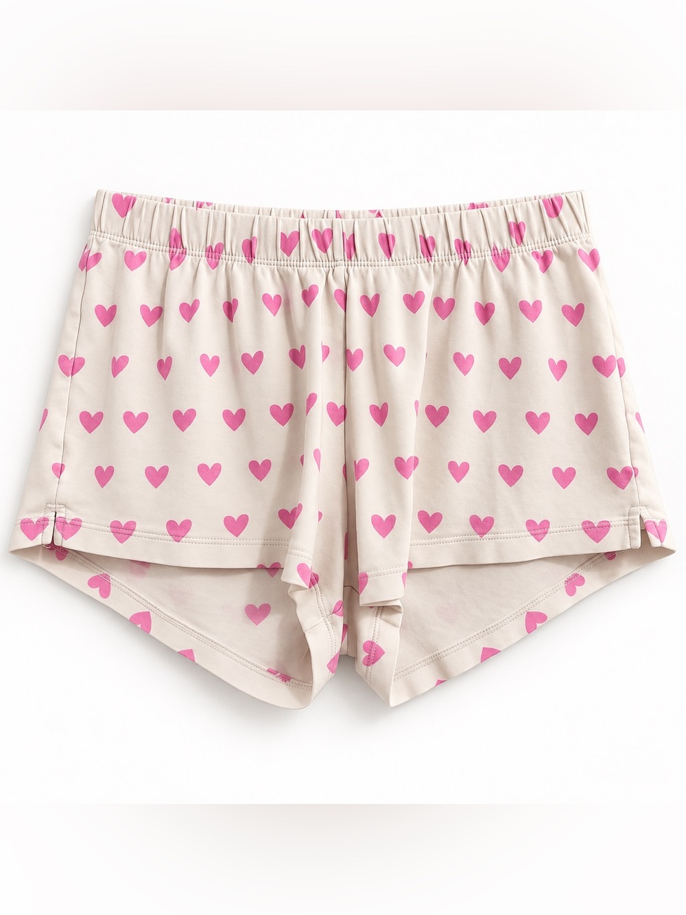 LAKE Pima Cotton Heart Print Sleep Shorts Women’s Size S